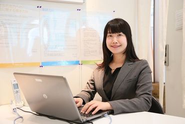 ≪WEB面接も可能≫ご自宅でのWEB面接を希望される場合は、お申し出頂ければ全店舗対応可能です◎
※画像はお仕事イメージ