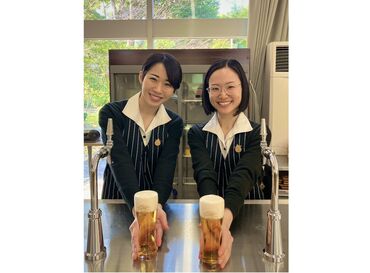 キリンビール工場の"キャスト"の一員として、飲料の提供や接客などをお任せします★