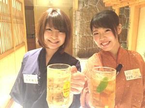 未経験の方も大歓迎です！
丁寧な研修＆先輩がイチからしっかりとサポートします☆
まずはお店に来てみませんか♪