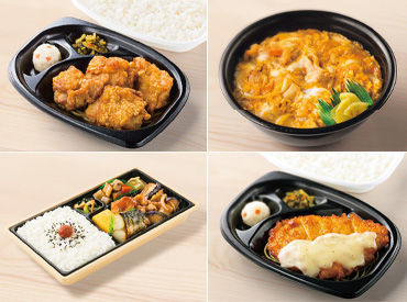 まかないは"お弁当"★.*
人気メニューや新商品、限定商品も食べることができちゃいます♪