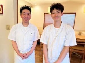 ↑左がオーナーさんです！
「将来自分の店を持ちたい！」
そんな方、大歓迎です！
右にいる社員さんは来年1月で独立します◎