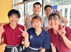 「天狗」「神田屋」etc.を展開！
テンアライド株式会社の正社員募集★
人気居酒屋の店舗運営を学べるチャンス！