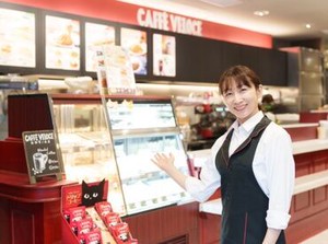 ベローチェは"セルフサービス"だから
お仕事カンタン＆スグ覚えられる♪
だから初バイトの方にもオススメなんです◎