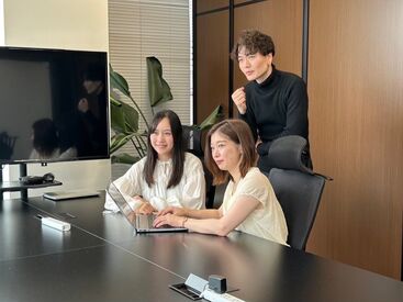 未経験OK！
100人以上のスタッフがいる大手企業★
研修も丁寧に教えるので安心◎