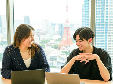 「前は飲食店で働いていた！」
「プライベートとの両立を実現する為に
正社員から当社に入社した！」
色んな方が働いています◎