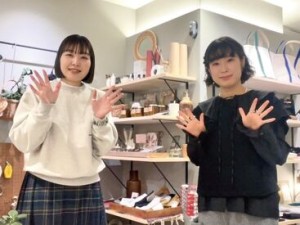 店長とスタッフたちの仲が良いお店です♪
一緒に楽しく働いていきましょうね！