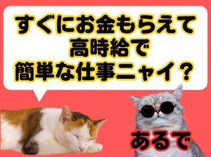 年齢不問！日払いOK★未経験でもカンタンなお仕事！