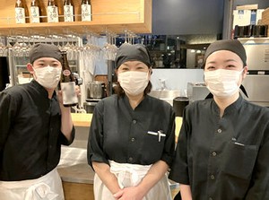 ＼嬉しいポイント♪／
◆大崎駅直結でアクセス抜群！
◆スタッフからも大好評！野菜たっぷりの美味しい無料まかない付き★