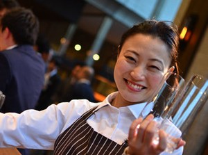 ★フリーター大歓迎★
飲食店が初めてという方も
副業として働きたいという方もOK！
充実の研修と教育制度でキャリアアップも◎