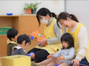 週1日～勤務OK★プライベートと両立しながら働ける♪0～2歳児が中心の保育室です！