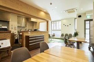 利用者の方と一緒に運営しているcampカフェです！
手作りスイーツやドリンクを提供しています。