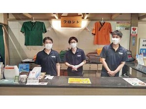 お仕事終わりには温泉・サウナに入って
気分爽快！疲れも吹き飛びます♪
年休107日＋有給5日→112日以上の休みがありますよ◎