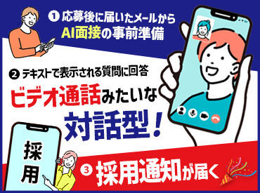 スマホ・家電の知識がなくても大丈夫◎
普段スマホでアプリを使っている程度でOK！
短期希望⇒長期で続けるスタッフも多数★