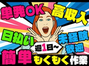 ＞＞稼げるテイケイワークスでバイトしよう！＜＜
短期OKのカンタンWORK☆彡
「急な出費が…」大丈夫♪翌日には給与GET◎