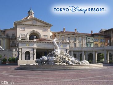 ★活躍の舞台はディズニーホテルも★
東京ディズニーランド®ホテルや
東京ディズニーシー・ホテルミラコスタ®など！