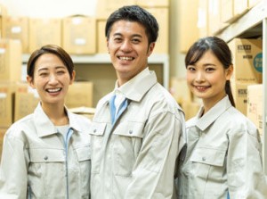 制服は持ち帰り不要&
クリーニングは会社が負担するので、
荷物も少なめで楽に出勤できます＊