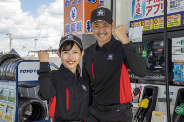 幅広い年代が働く職場です。ガソリンが少しお得になるのもうれしいポイント♪