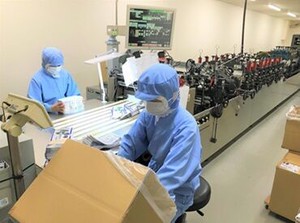 綺麗な工場内でのお仕事です！