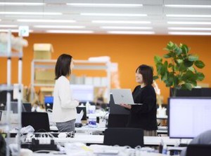 ＼大手グループ企業で安心／
育児が落ち着いたり、自分の時間ができたりしたら正社員へ挑戦もOK♪
初めてのオフィスワークも歓迎