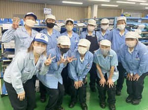 20～40代中心に活躍中♪
「職場の雰囲気いいですね～！」と語る社員が多く、働きやすさに自信あり！髪色も自由！