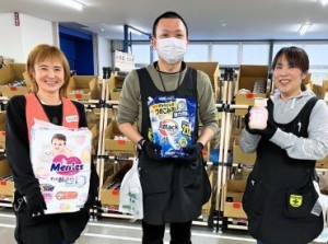 主婦(夫)さんも学生さんも幅広い層が活躍する花王倉庫です！