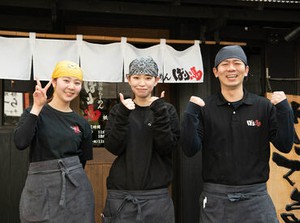 素材の旨みを極限まで引き出した『濃厚とんこつ醤油らーめん』が大人気！
究極の味を目指して一緒に頑張りましょう♪