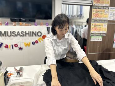 お仕事はお洋服の受け渡し◎
「土日だけロングでガッツリ稼ぎたい」
「平日、家事の合間の短時間」
などシフトは相談OK♪