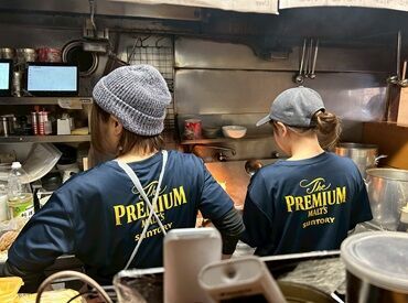 ～ カウンターのみの店内 ～
バタバタ歩き回る作業はありません◎
