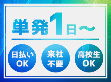 シフトは前日までにスマホで申請するだけ♪
プライベートが忙しい方もスキマ時間に働けますよ！