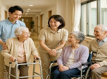 高齢者向けの綺麗な住宅でお仕事♪
ご自身で生活される方の補助をお願いします◎
経験を活かして高時給で働こう！