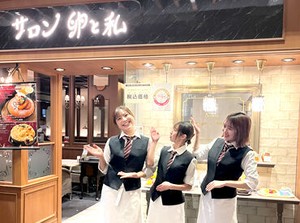 未経験の方でも安心♪ルクア大阪が主催する入店研修あり！あいさつの仕方や館内のルール説明などを行います。