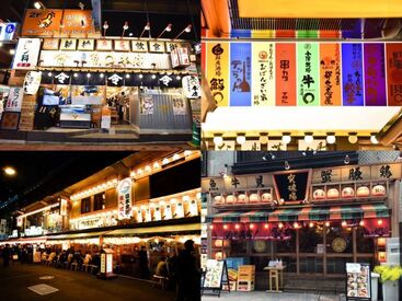 「突破場」「新橋産直飲食街」や「日本食市新橋」「新橋ガード下横丁」「日本食市新橋」と新橋に色々とあります。