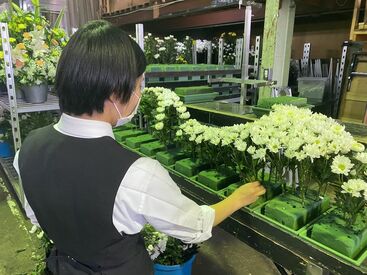 『お花が好き』『モノ作りが好き』はもちろん、
「なんとなくいいなって思いました」
そんなふわっとした理由で始めるのもあり◎