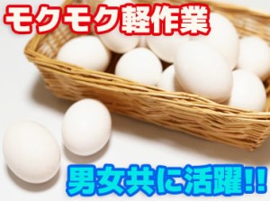 「畜産関係のお仕事は初めてです」
そんな方も大歓迎★イチからお教えします♪
にわとりから産まれた卵を大切にパック詰め