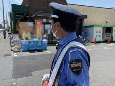 常駐警備から巡回警備、イベント警備や雑踏警備まで
あらゆる警備業務に柔軟に対応しています！