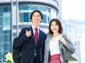 ○…● 正社員デビューに ●…○
未経験からでも始めやすい！
先輩社員がしっかりフォローします♪
※イメージ画像