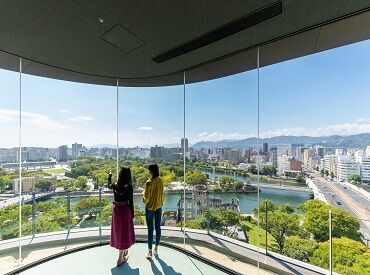 ～観光PRという貴重な経験を♪～女性スタッフ多数活躍中!!広島の文化を世界に発信する『おりづる�タワー』学生さんも大歓迎です◎