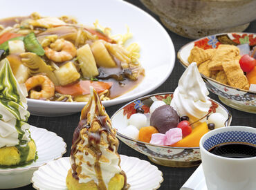 <食事補助あり>
あんみつやわらびもち等
どこか懐かしい味が都会風のお店で楽しめる◎
カフェ飯menuも充実でお腹も満たせます♪