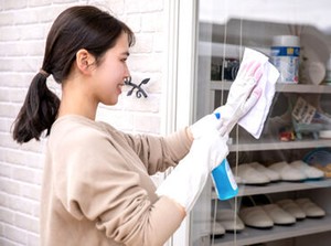開店前の商業施設内の清掃◎
その日の担当エリアを一人でモクモクと清掃するします☆
※画像はイメージです
