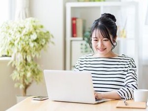 【リモートワークのお仕事】
メール対応やデータ入力など◎
家庭と両立しながら働く主婦さん活躍中！
※画像はイメージ