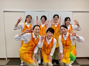 ◆週1日/3h～ 自分のペースでOK◆
スタッフは、長く続けている方ばかり。
「ずっと働きたい」と思える理由がたくさん♪