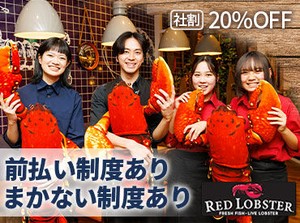 ◆社割20％OFFあり◆未経験者も多数活躍！
海辺のリゾートレストランがコンセプト＊
非日常の雰囲気を味わえるお店です♪