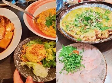 まかないがとにかく"贅沢"★
美味しい無添加野菜を使ったカレーは、
STAFF人気No.1！
実はラーメンも美味しいってウワサも…♪