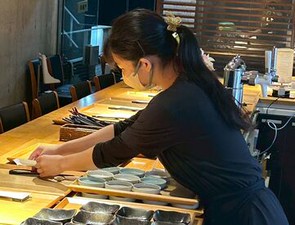 ▼お席は…16席でカウンターなので、
周りを見ながら焦らずに作業できます◎