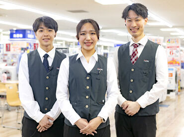「スマホに詳しくなりたい」「まずは短期で」
「自宅or学校から通いやすいから」etc.
応募のキッカケはこれだけでOK！
