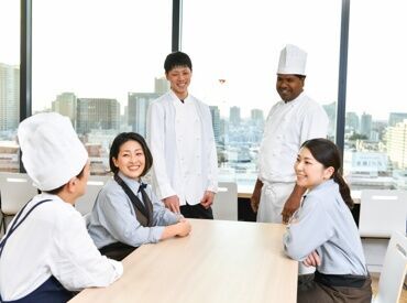 世界の約35の国と地域5万5000ヵ所以上に
サービスを提供する"コンパスグループ"
大手ならではの待遇やサポートを揃えています!