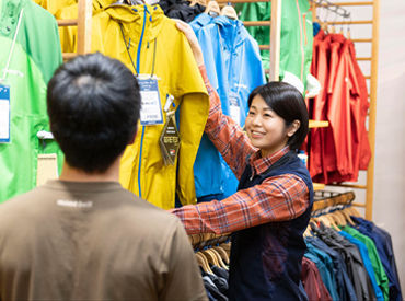 ＼アウトレット施設内の店舗／
希望を聞いてシフトを組んでいるので働きやすい★
プライベートとの両立も、ガッツリ勤務も歓迎！