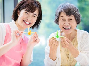 初任者研修以上の資格があればスグにでも始められます★
介護訪問未経験の場合は、先輩スタッフがサポート◎